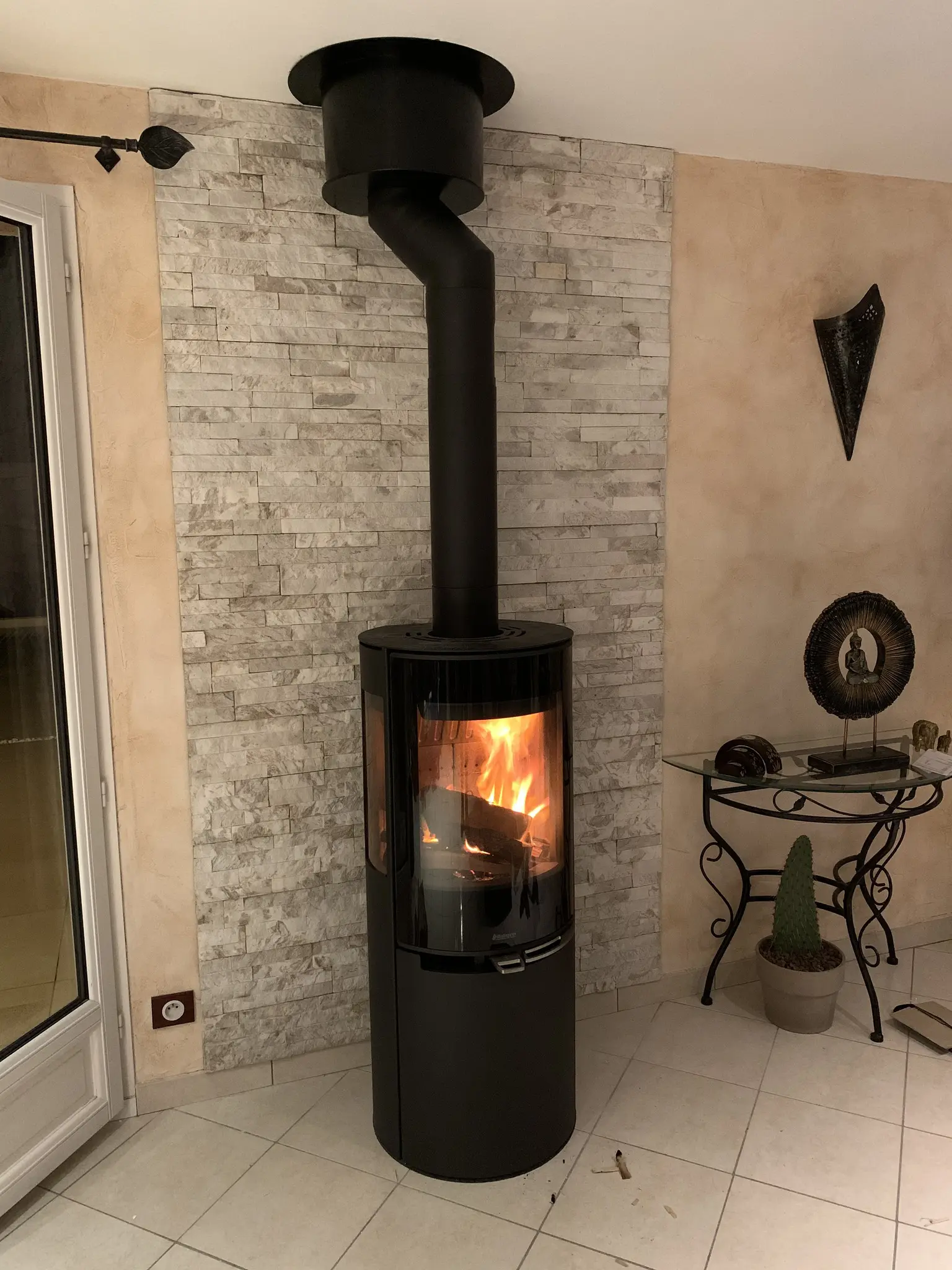 Poêle à bois HWAM Horizon Flamme - BV Thermique, Saint Chamond (42)
